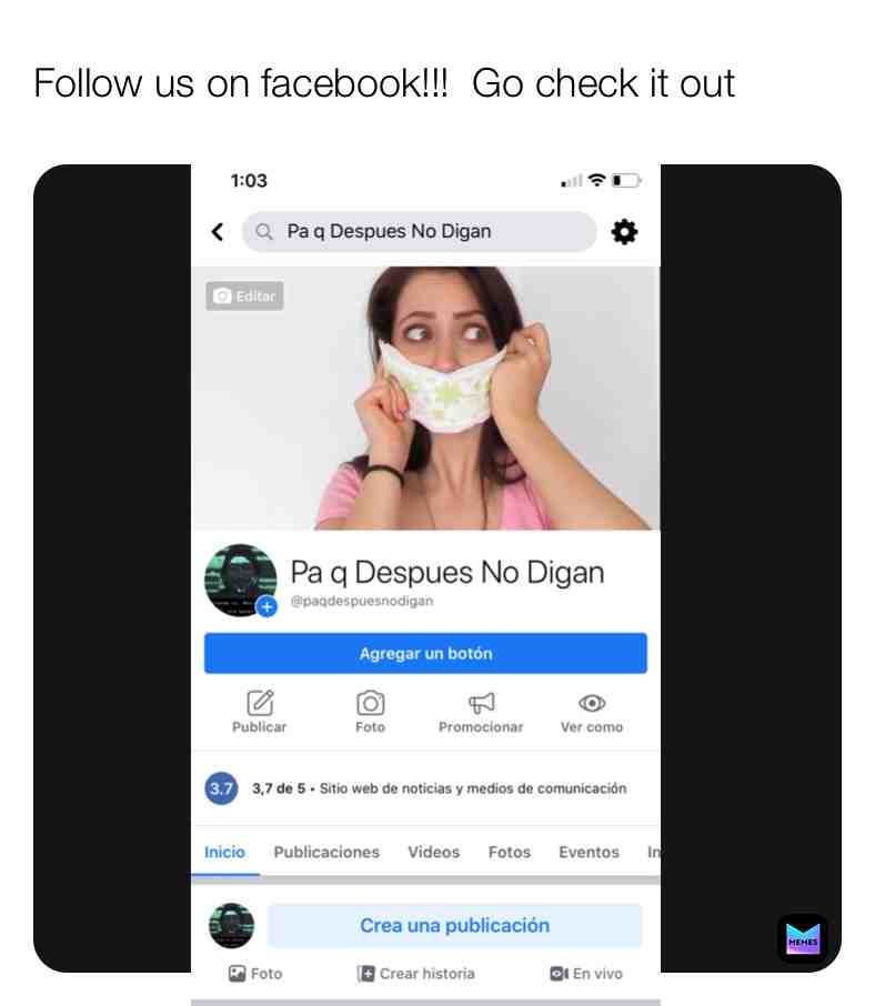 #facebookmemes #facebookvideo #helpus levae ur page to follow you