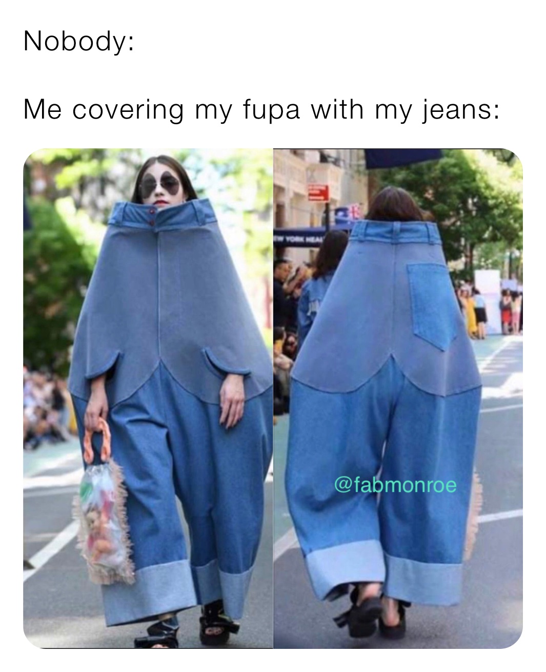 Nobody: Me covering my fupa with my jeans:, @mrz_outlaw21