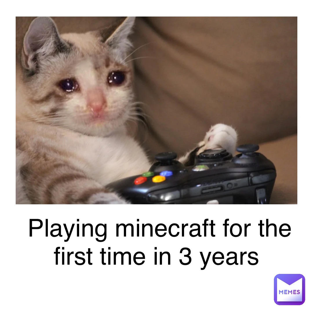 Playing Minecraft for the first time in 3 years
