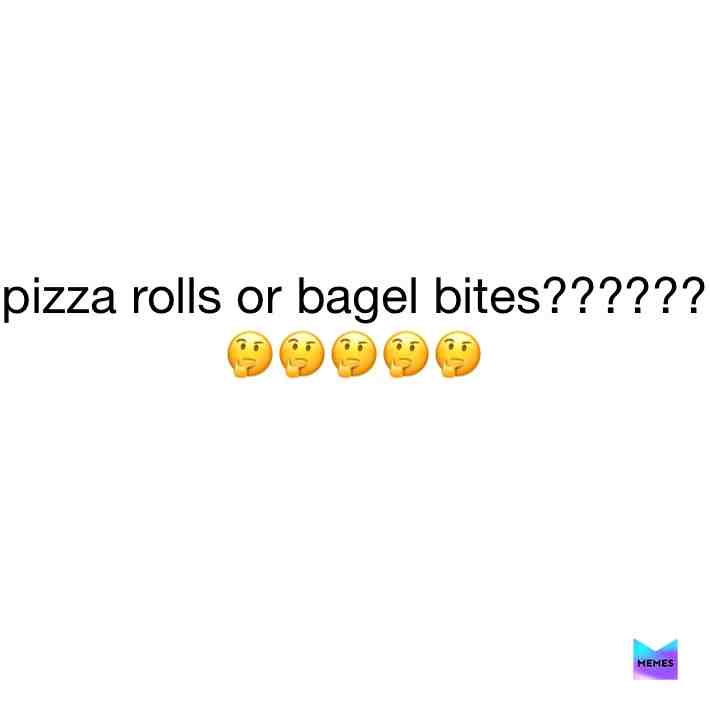 I’m a bagel bite type of guy #yum