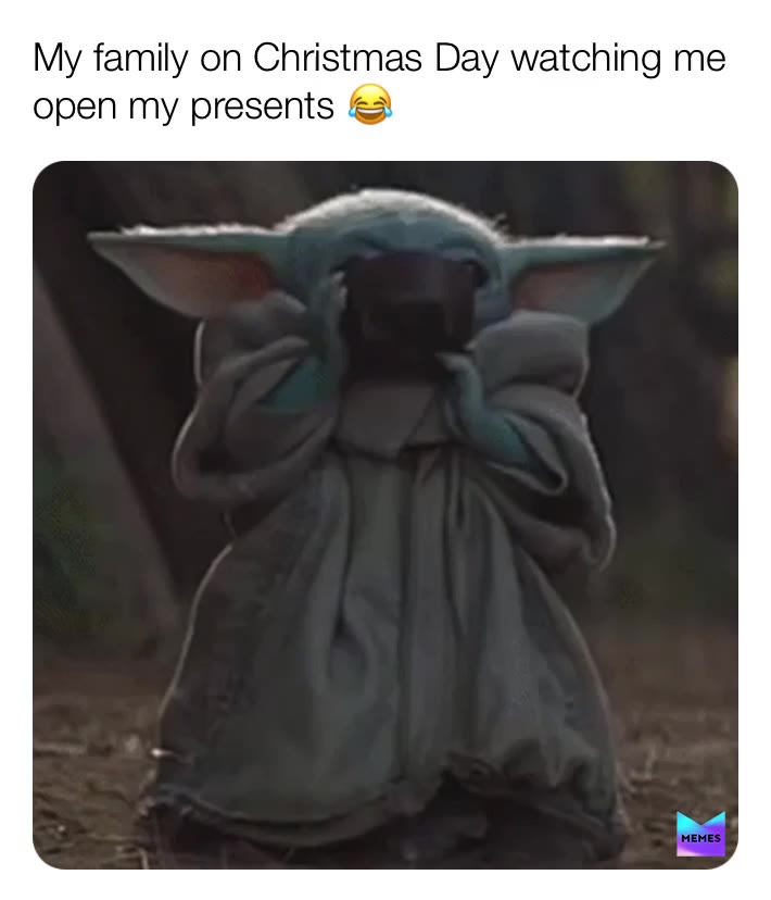 I can\u2019t wait for Christmas!!! \u2603\ufe0f
 #christmas  #funny  #meme  #memes  #yoda  #babyyoda  #mandalorian  #christmaseve  #snow