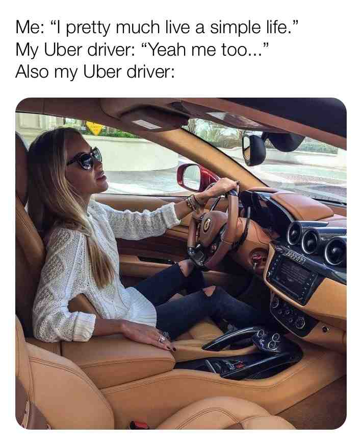 #meme #luxury #Uber #conversation