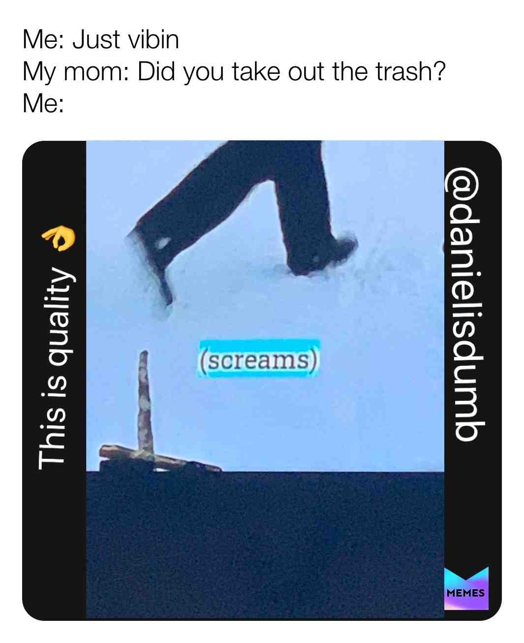 Meme shared by @danielisdumb
