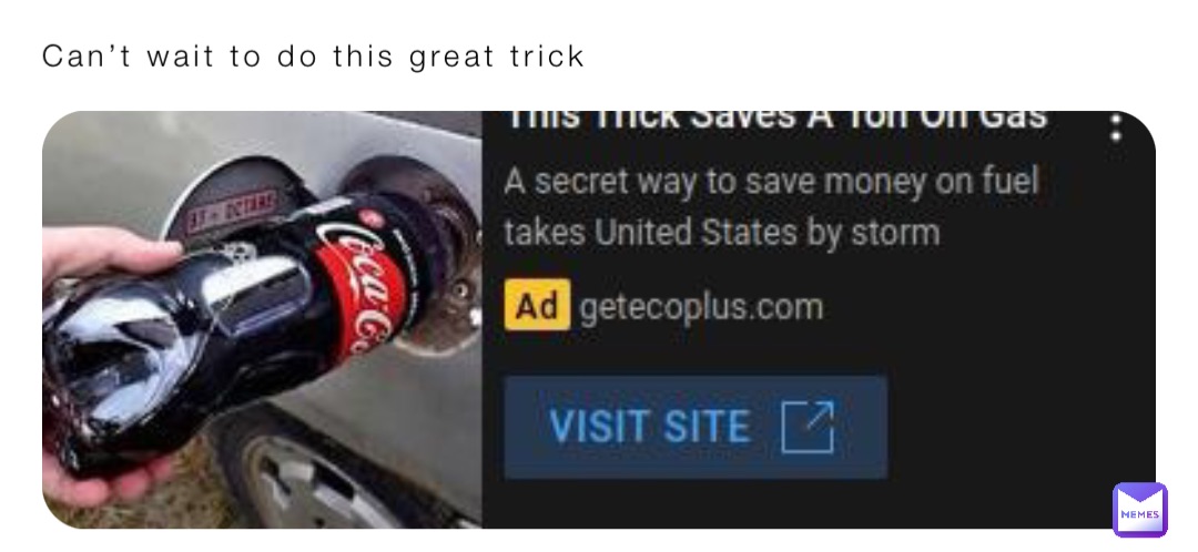 Can’t wait to do this great trick