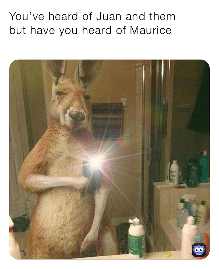 You’ve heard of Juan and them
but have you heard of Maurice
￼