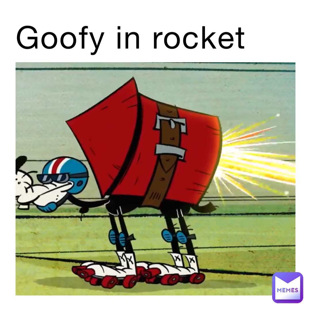goofy in rocket