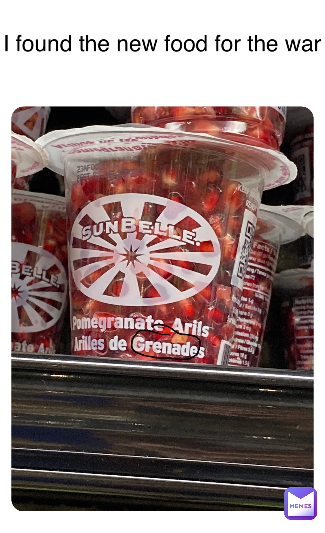 I found the new food for the war