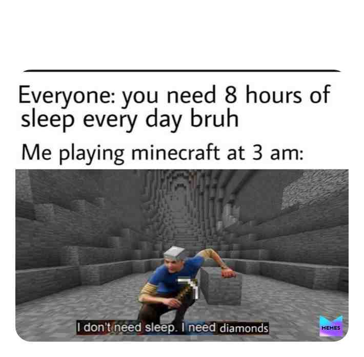 #memes #meme #minecraft #diamonds