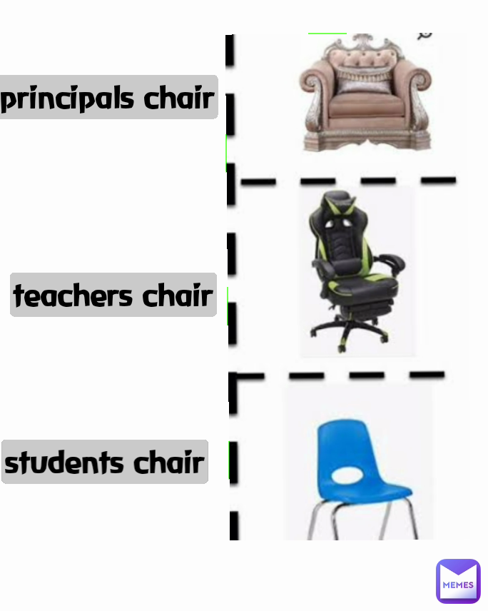 principals chair students chair teachers chair