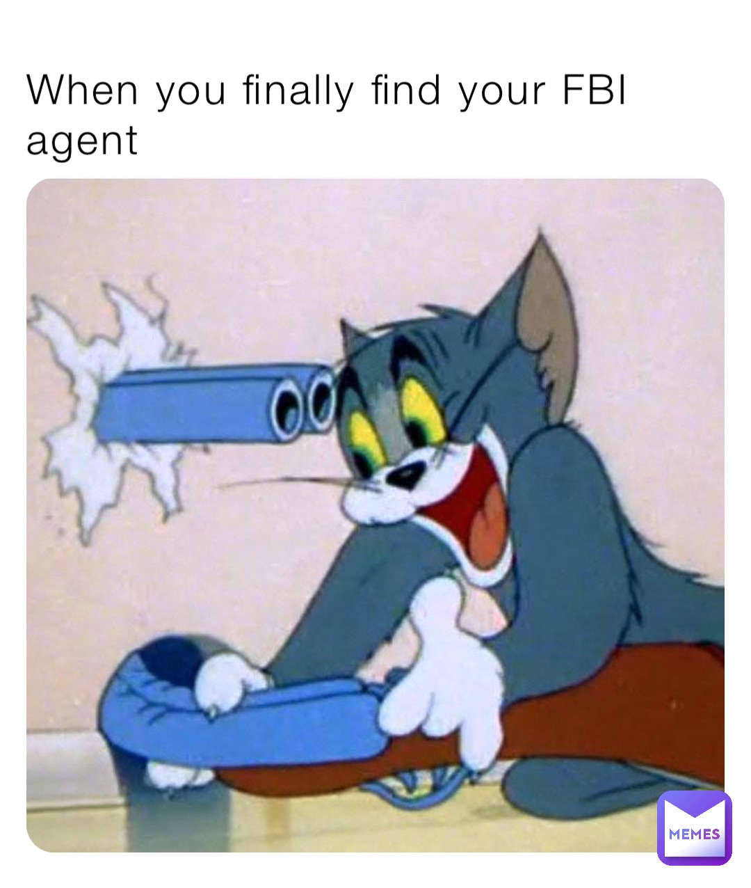 When you finally find your FBI agent