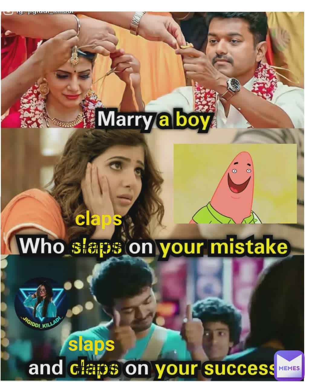 slaps #### claps
 ##### 😂😂😂😂😂😂🤣🤣🤣