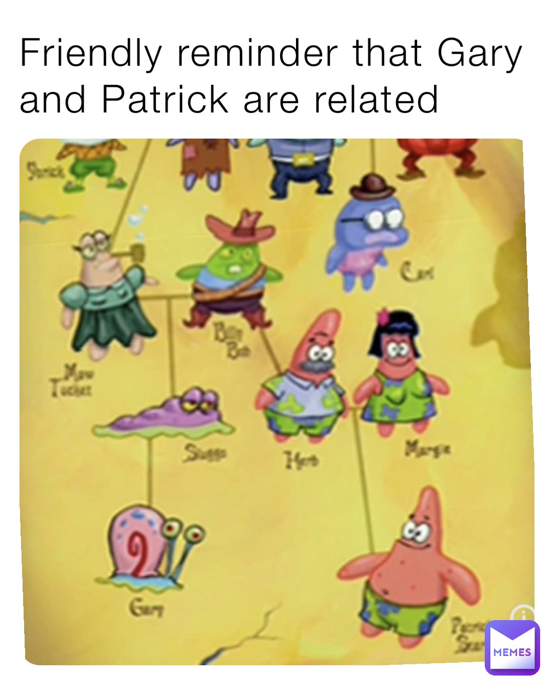 Friendly reminder that Gary and Patrick are related