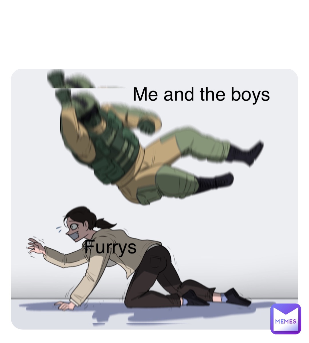 Double tap to edit Me and the boys Furrys