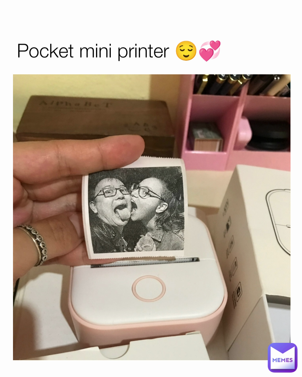 Pocket mini printer 😌💞
