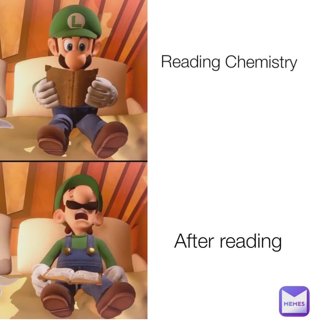 Reading Chemistry After reading