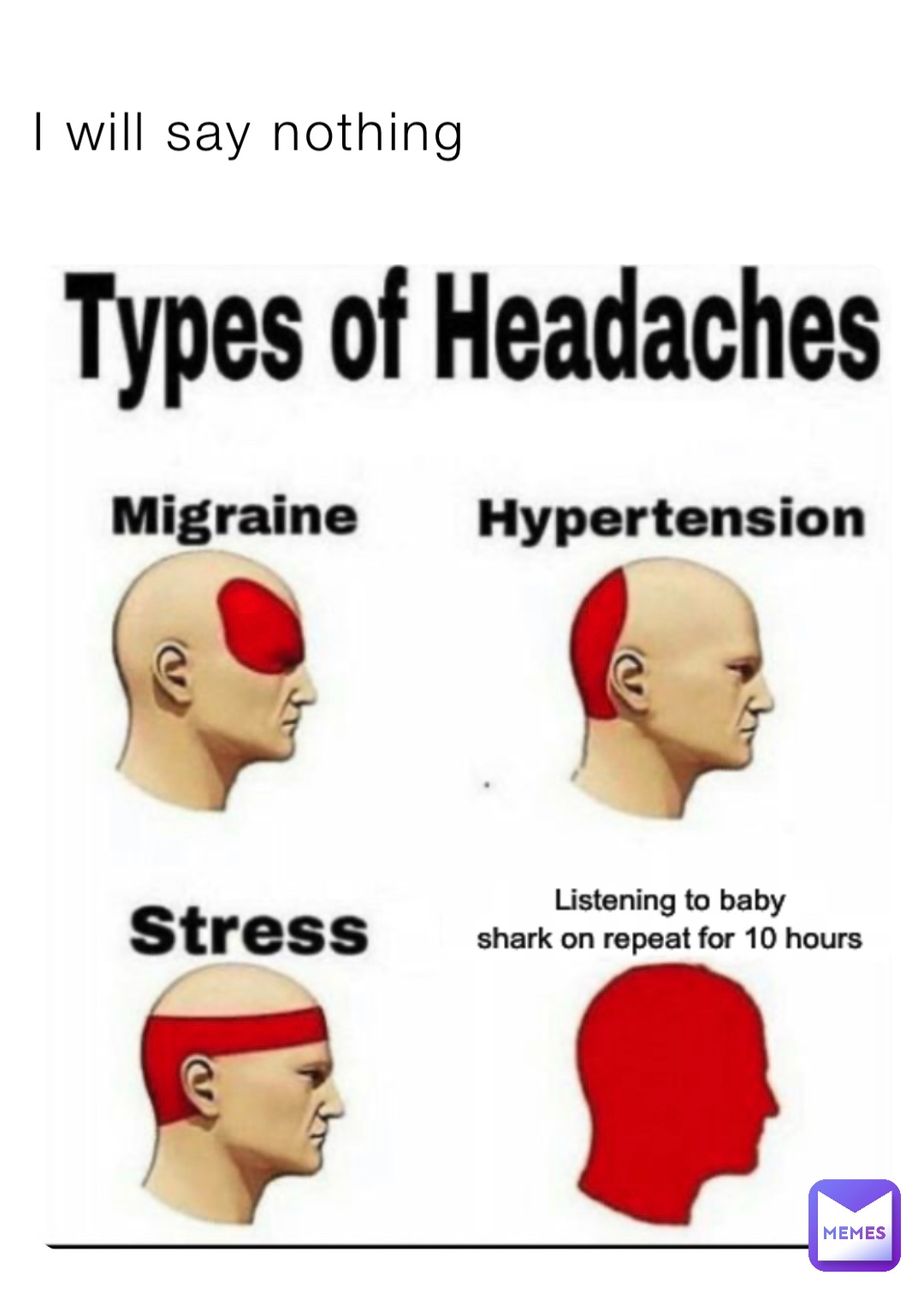 I will say nothing