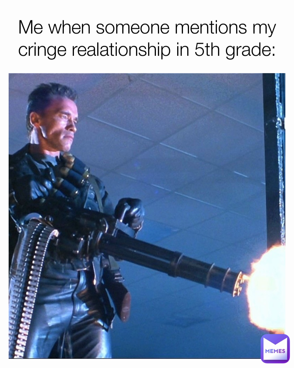 Me when someone mentions my cringe realationship in 5th grade: