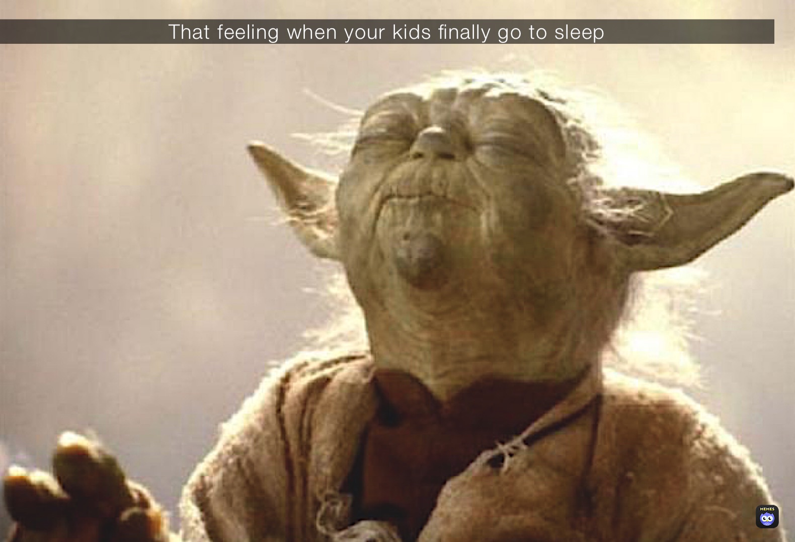 That feeling when your kids finally go to sleep