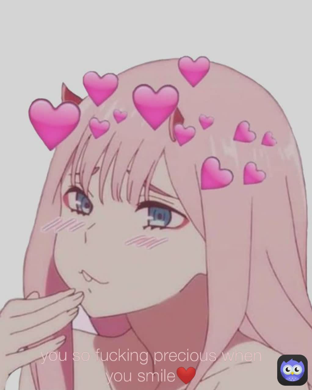 you so fucking precious when you smile❤️