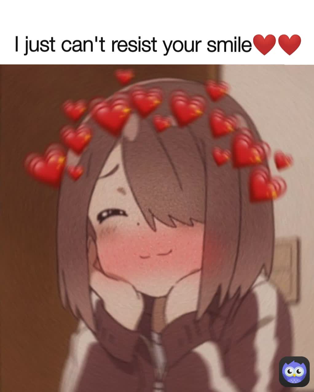 I just can't resist your smile❤️❤️