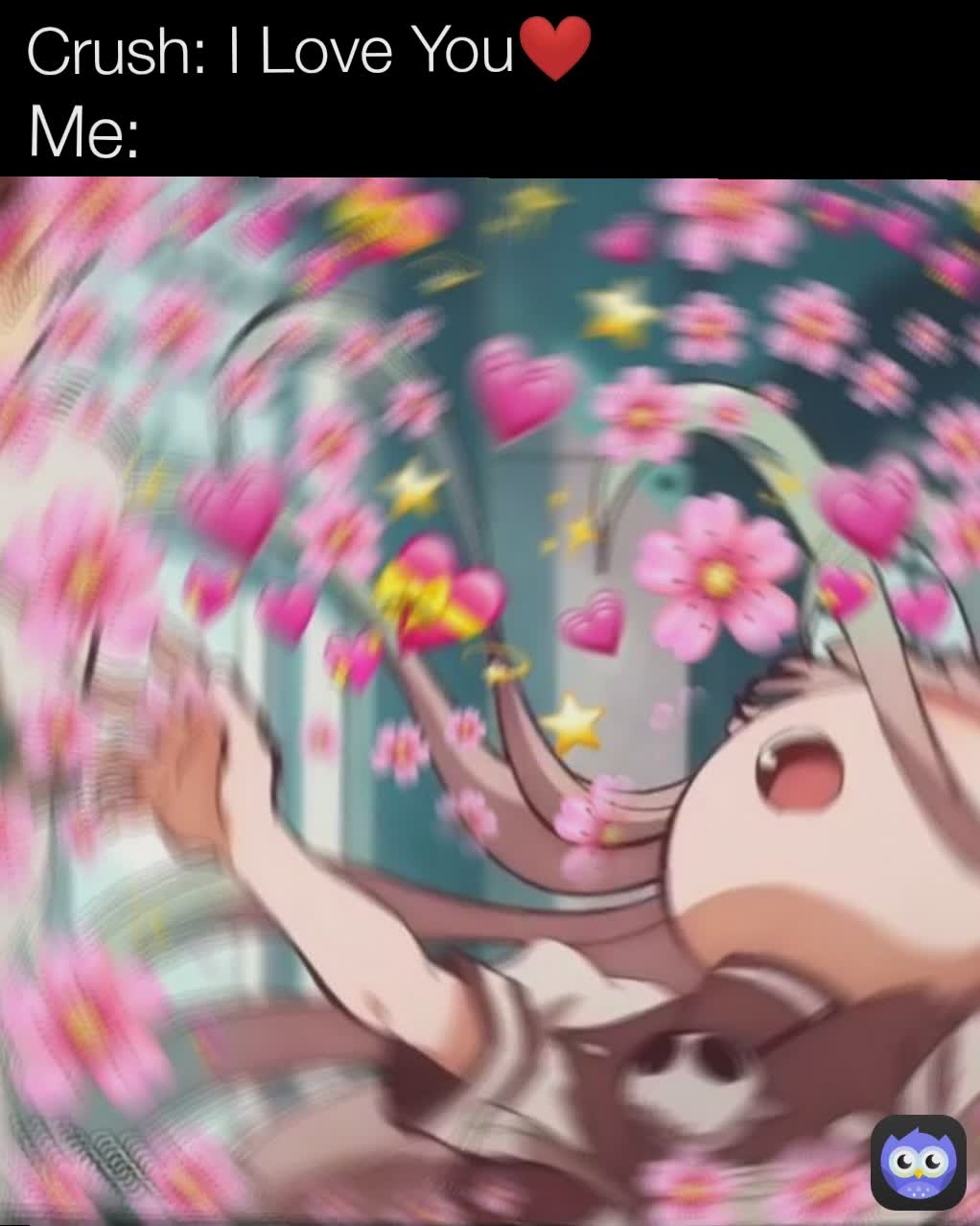 Crush: I Love You❤️ Me: