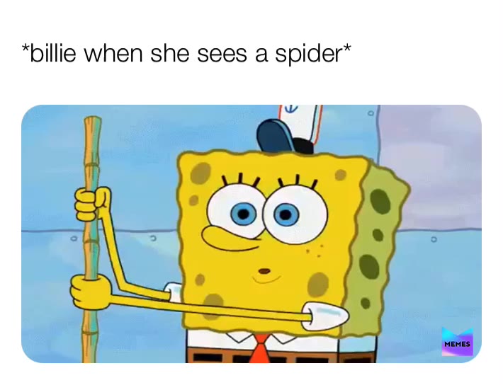 billie and her spiders 😊