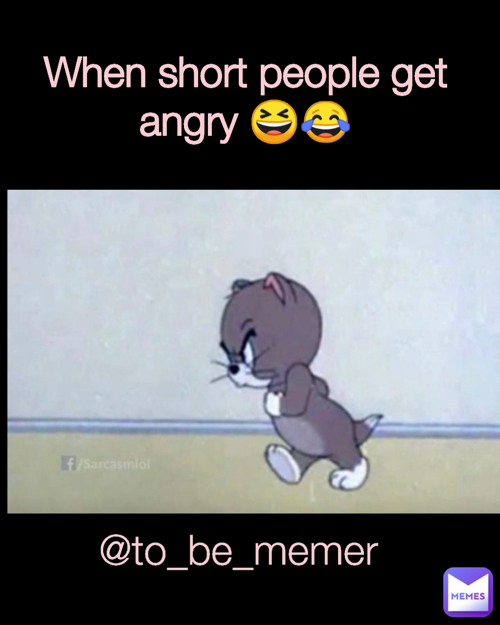 When short people get angry 😆😂 @to_be_memer 