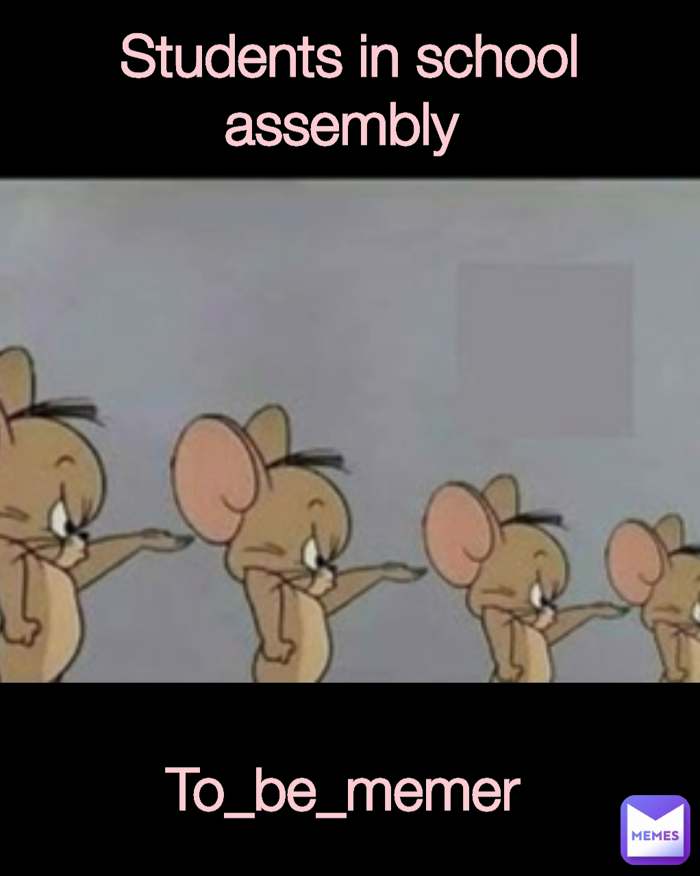 To_be_memer  Students in school assembly 