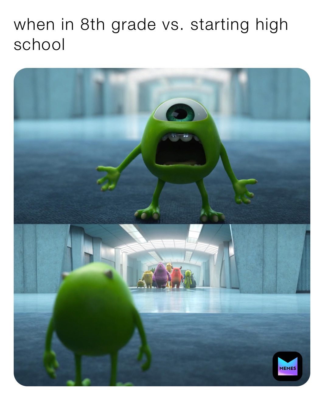 Grade Level Meme Final Grades Memes When In 8th Grade Vs. Starting High School