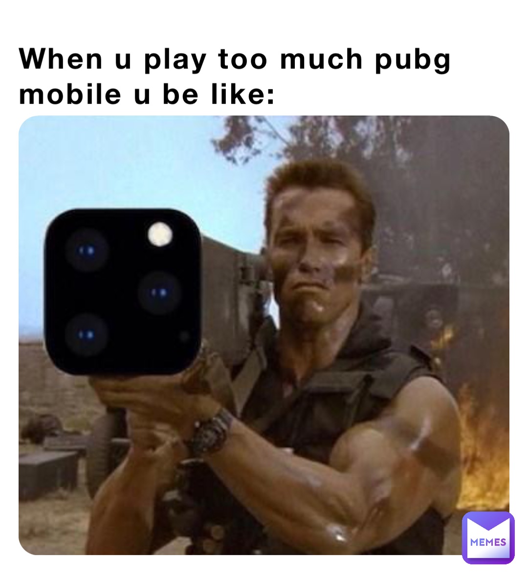 When u play too much pubg mobile u be like: