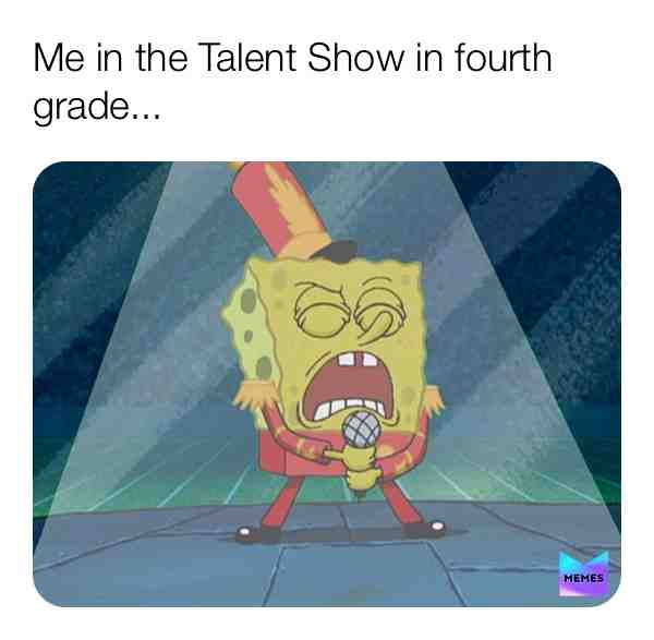 #talentshow #spongebob #singing #school #fourthgrade #makemefamous