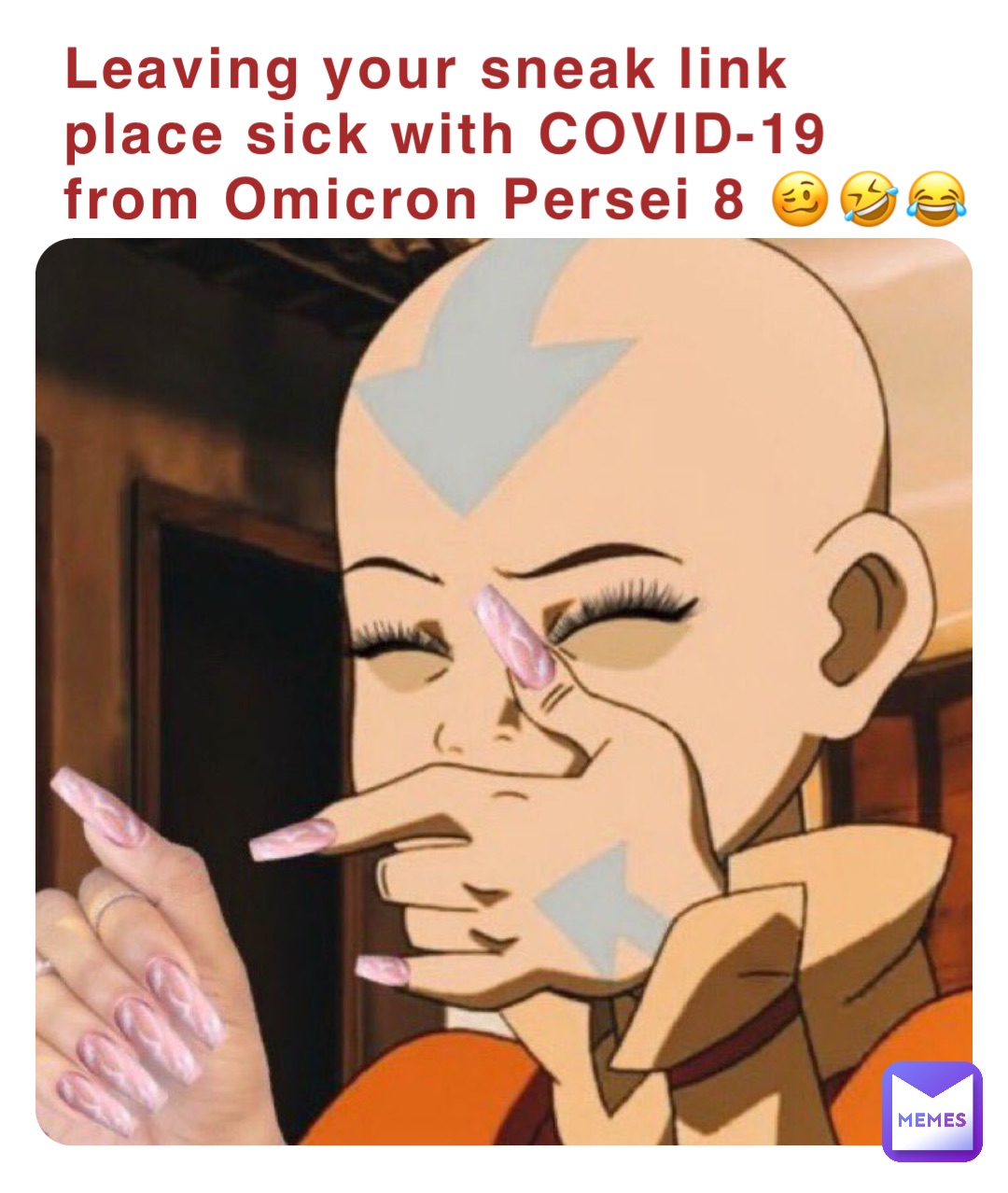 Leaving your sneak link place sick with COVID-19 from Omicron Persei 8 🥴🤣😂