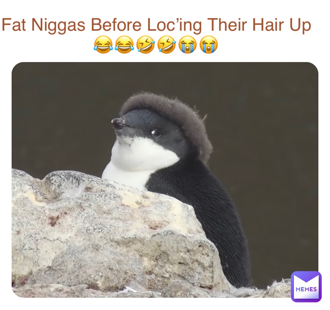 Fat Niggas Before Loc’ing Their Hair Up😂😂🤣🤣😭😭