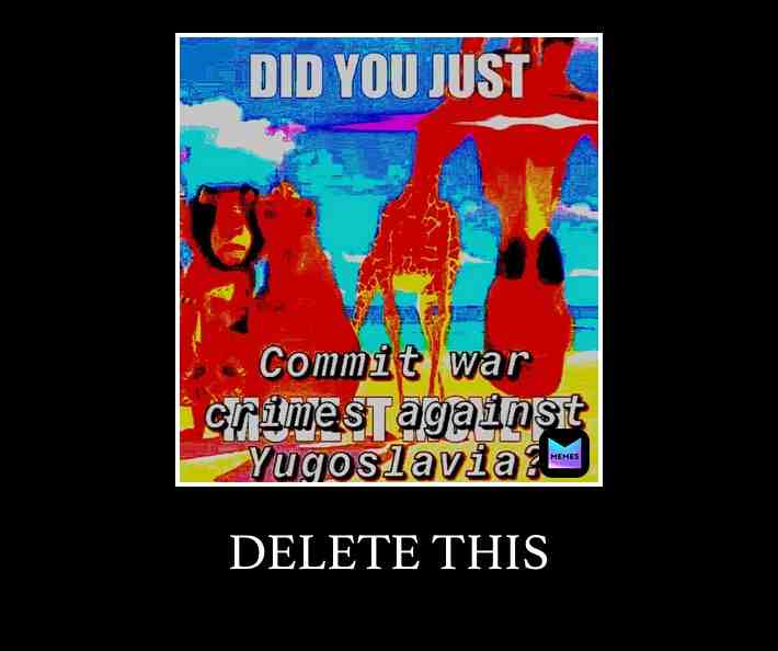 Who thinks war crime memes should be in a war crime😂🧢