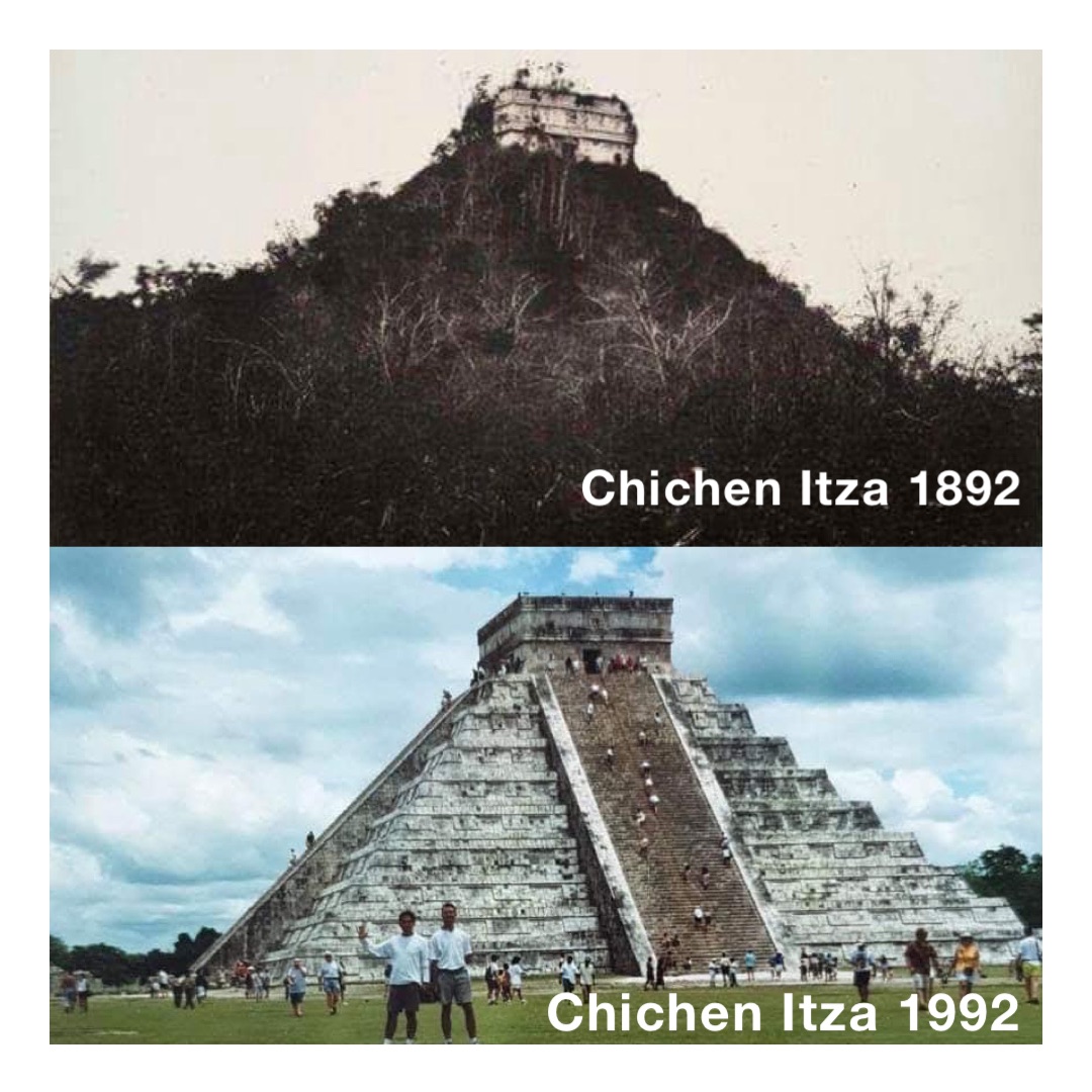 Chichen Itza 1892 Chichen Itza 1992