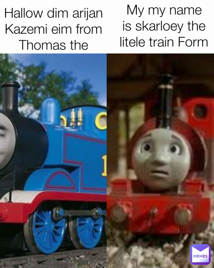My my name is skarloey the litele train Form Thomas the tank engine ...
