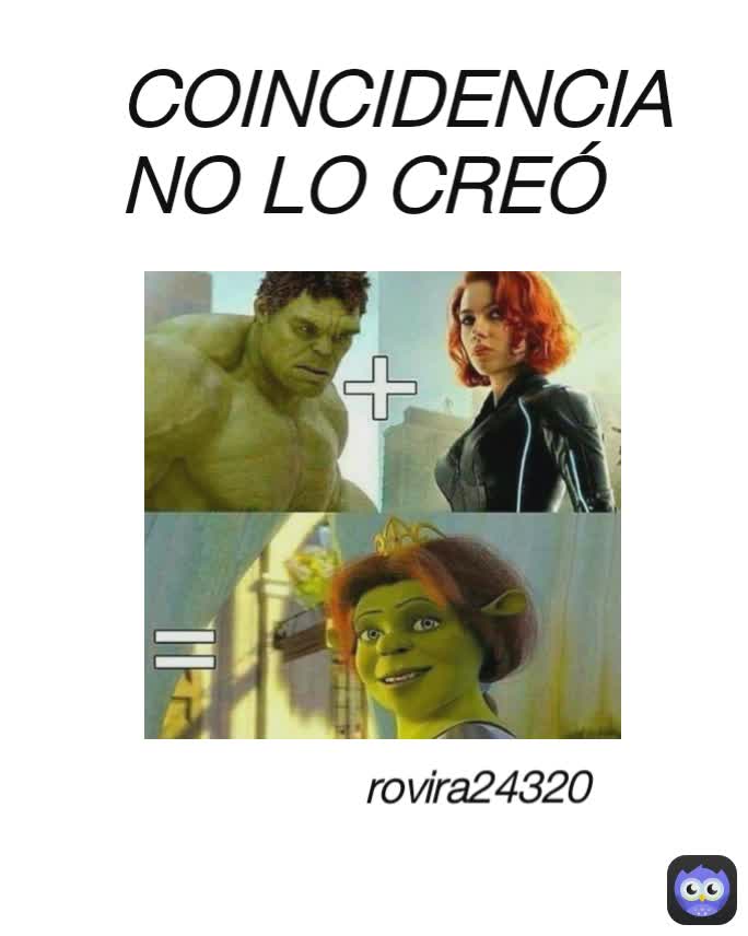 COINCIDENCIA NO LO CREÓ  rovira24320