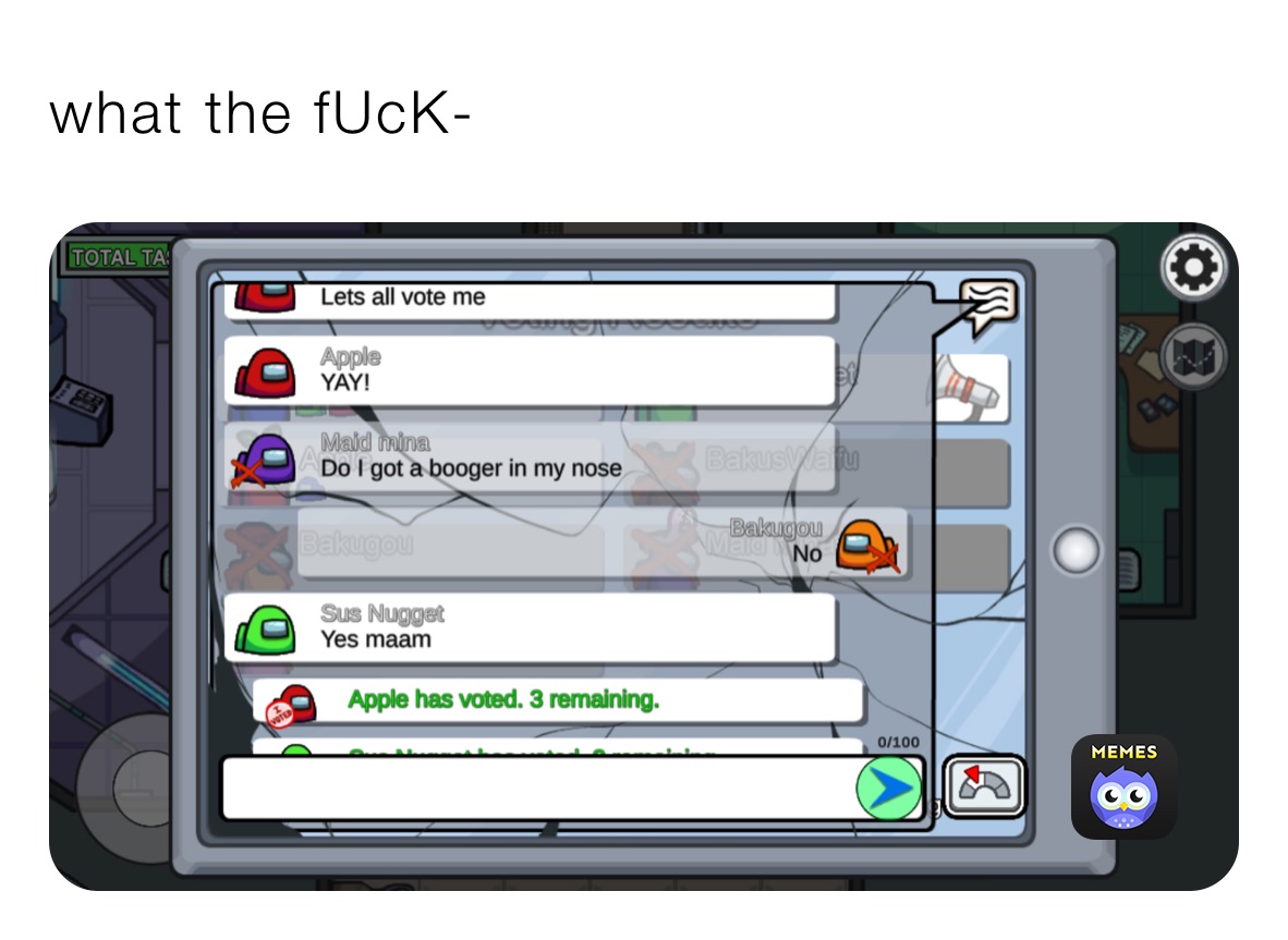 what the fUcK- 