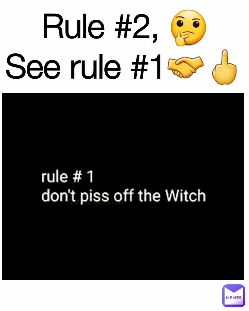 Rule #2, 🤔
See rule #1🤝🖕