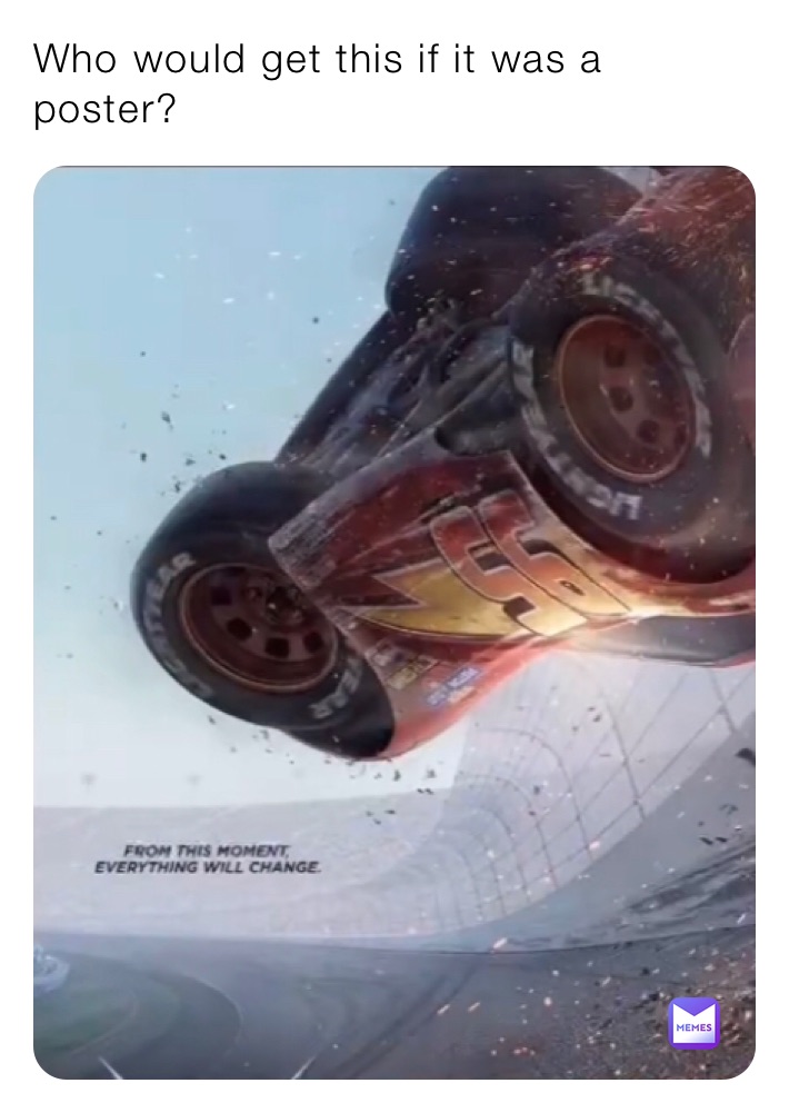 Who would get this if it was a poster?