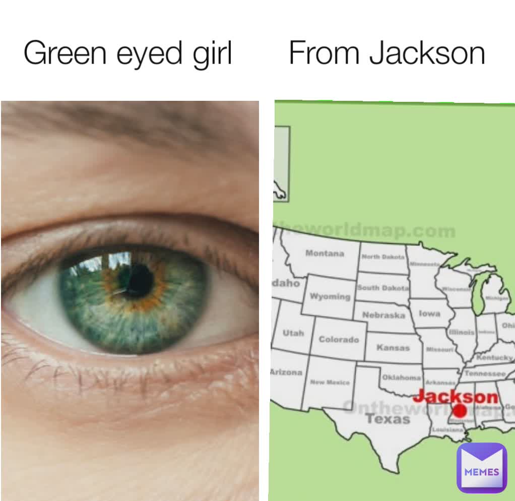 Green eyed girl From Jackson