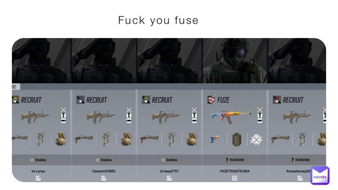 Fuck you fuse