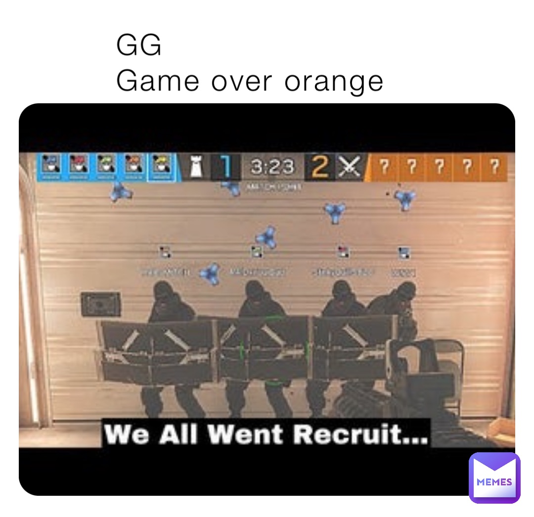 GG
Game over orange