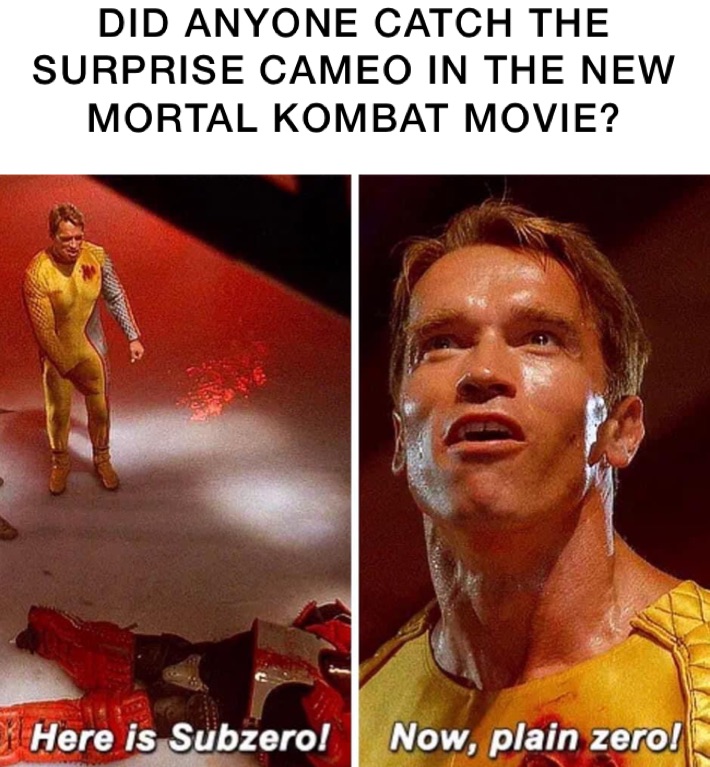 DID ANYONE CATCH THE SURPRISE CAMEO IN THE NEW MORTAL KOMBAT MOVIE?