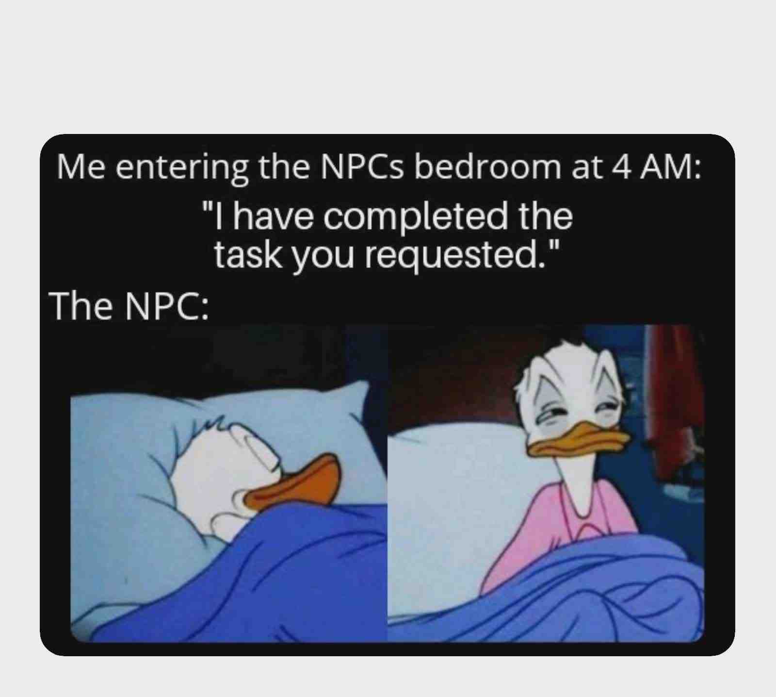 Meme shared by @jonmasterton1988