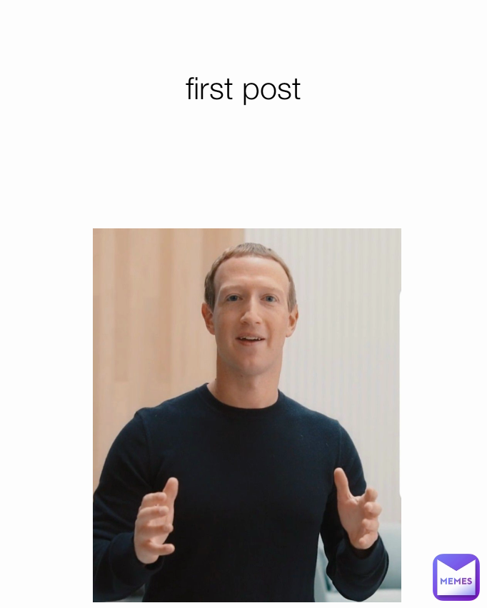 first post