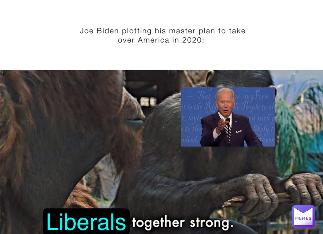 Joe Biden plotting his master plan to take over America in 2020: Liberals