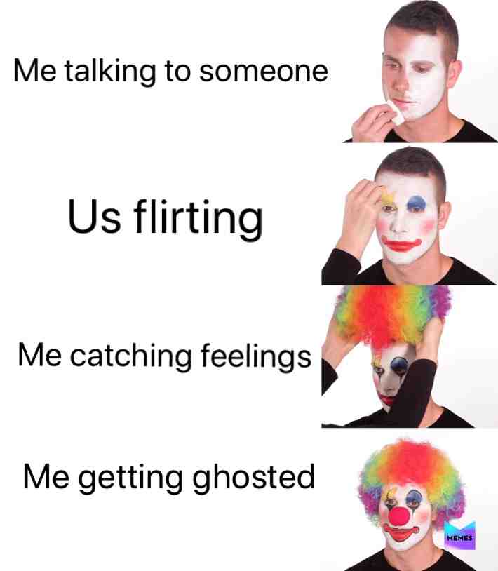 AHHHH HMMMM I SMELL FACTSSS
#meme #memes #facts #clown #imaclown #ghosted #catchingfeelings #caughtfeels #help #oops #crush #heartbroken #thisiswhyidonttalktopeople #doyallrememberthekillerclownsin2016