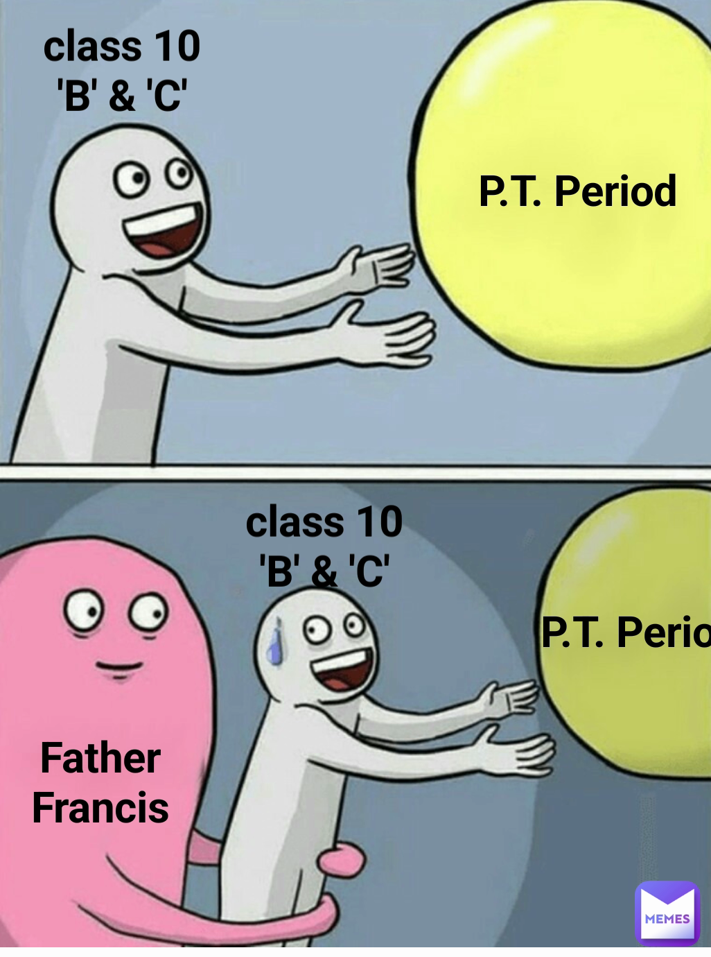 class 10 'B' & 'C' P.T. Period P.T. Period class 10 'B' & 'C' Father Francis