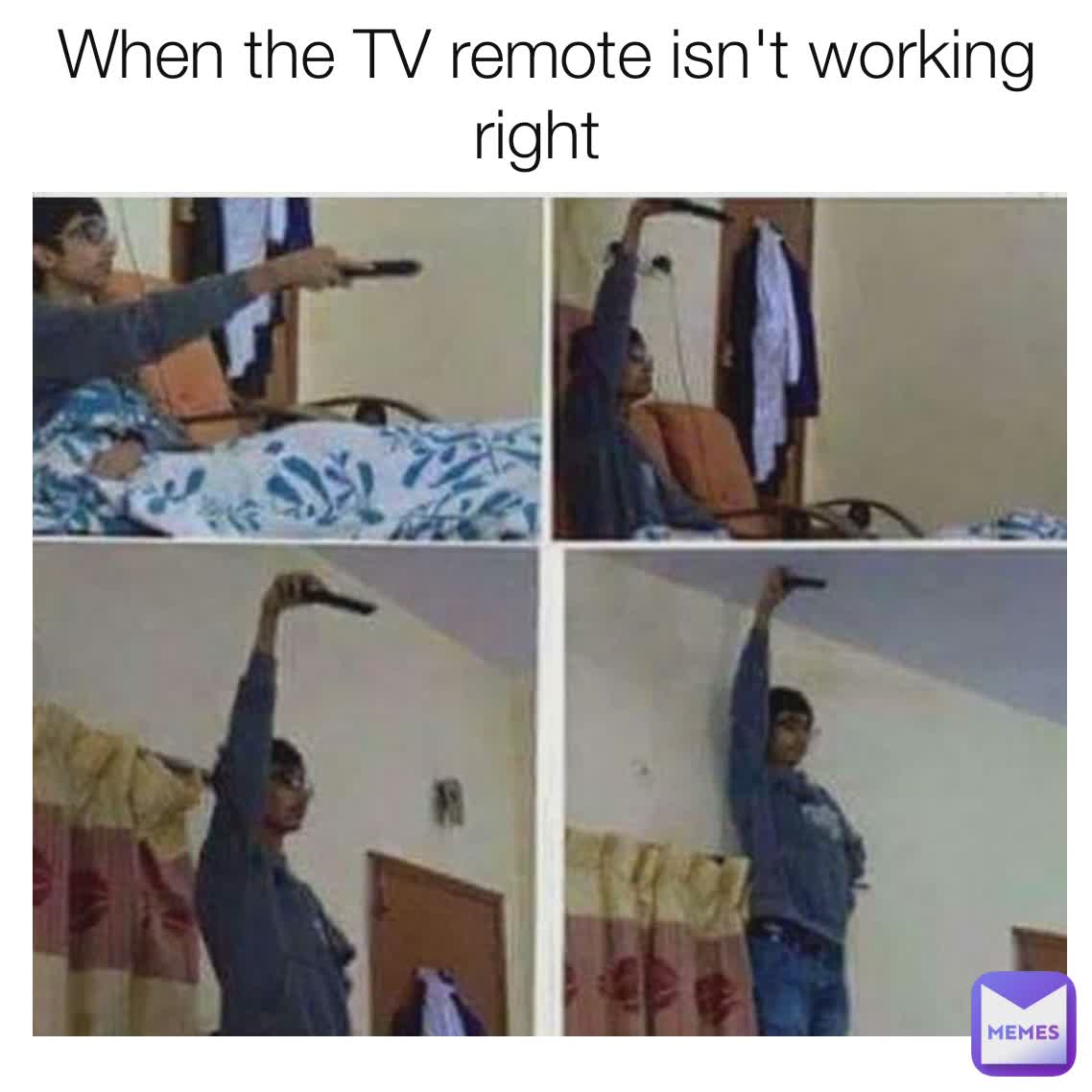 When the TV remote isn't working right 